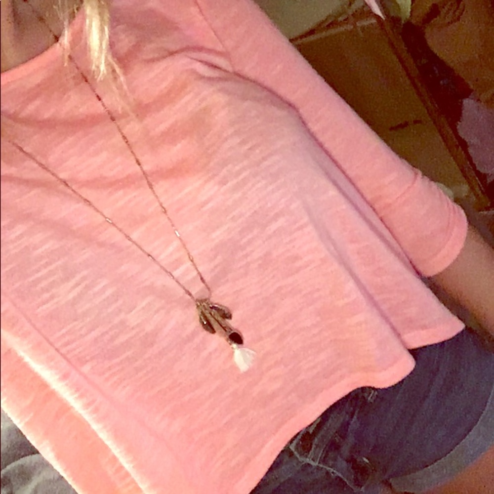 Pink crochet top
